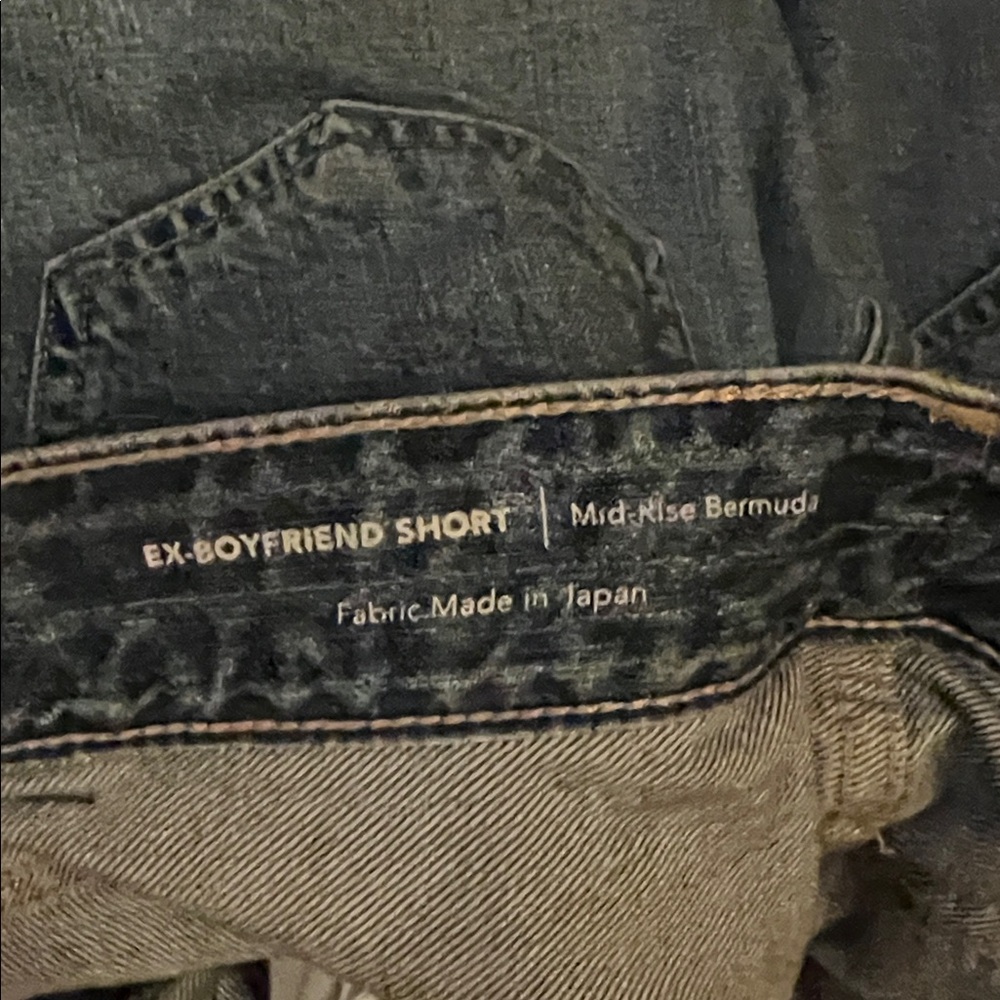 AG Ex-Boyfriend Mid-Rise Bermuda Denim Shorts - Picture 8 of 10